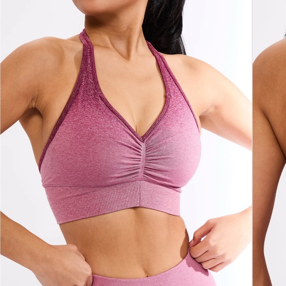 Buffbunny Collection Other - Halter Seamless Sports Bra BUFFBUNNY